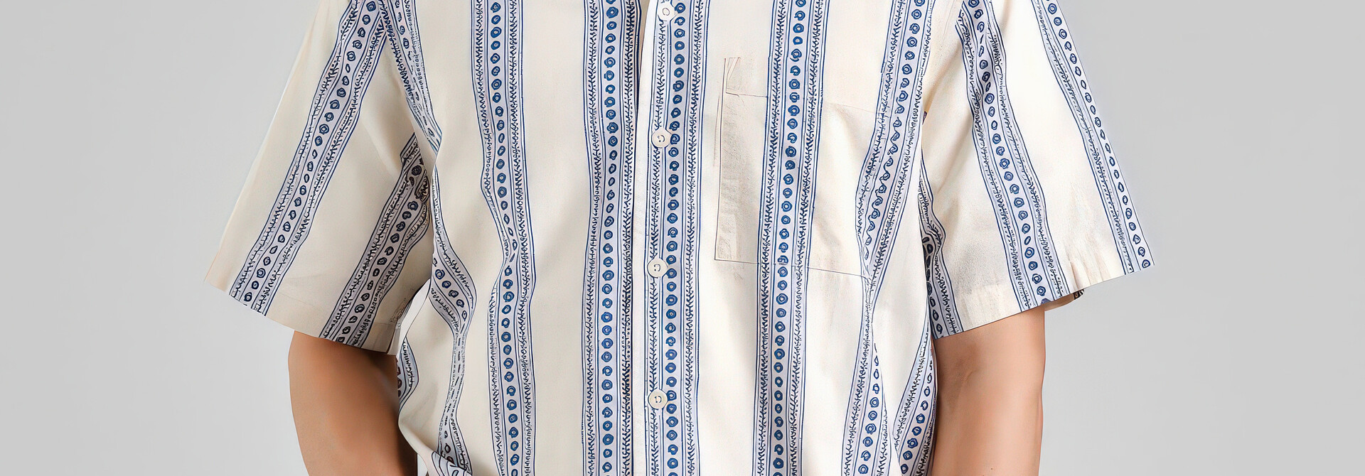 ♣ Brantevik Floral Stripe Shirt