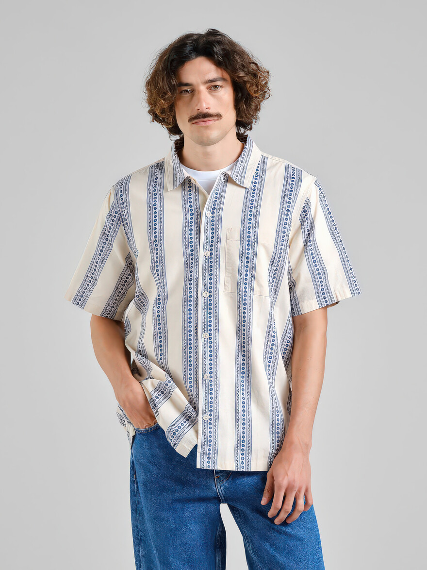 ♣ Brantevik Floral Stripe Shirt