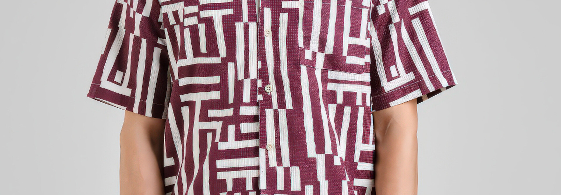 ♣ Marstrand Lines and Sticks Shirt