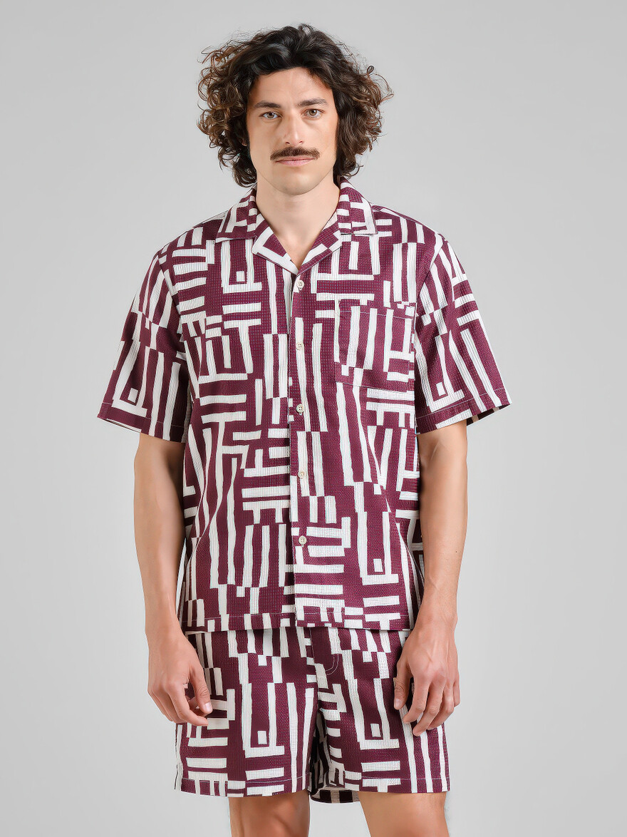 ♣ Marstrand Lines and Sticks Shirt