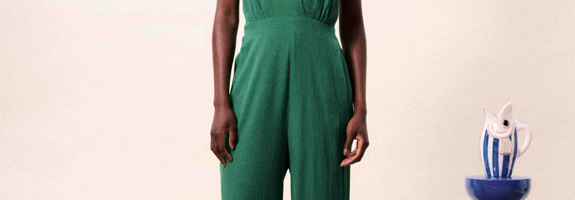 ♣ Milagres Tall Grass Jumpsuit