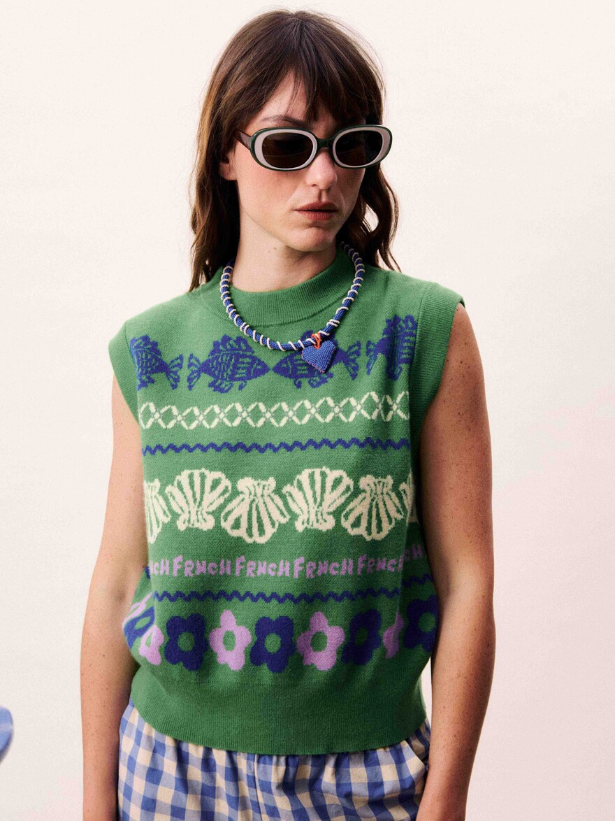 Johanne Anemone Sleeveless Vest