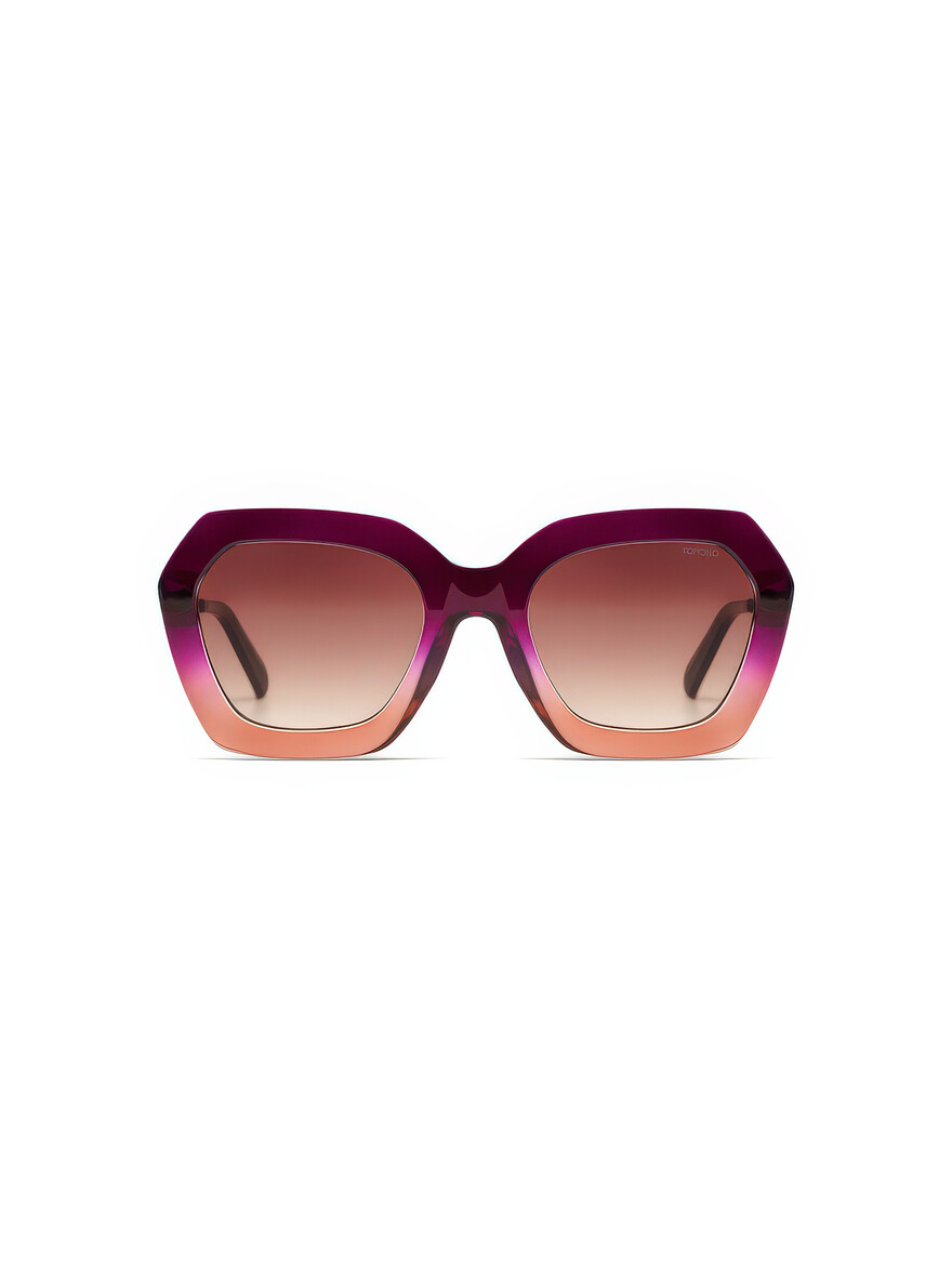 ♣ Gwen Metal Fuchsia Bloom Sunglasses