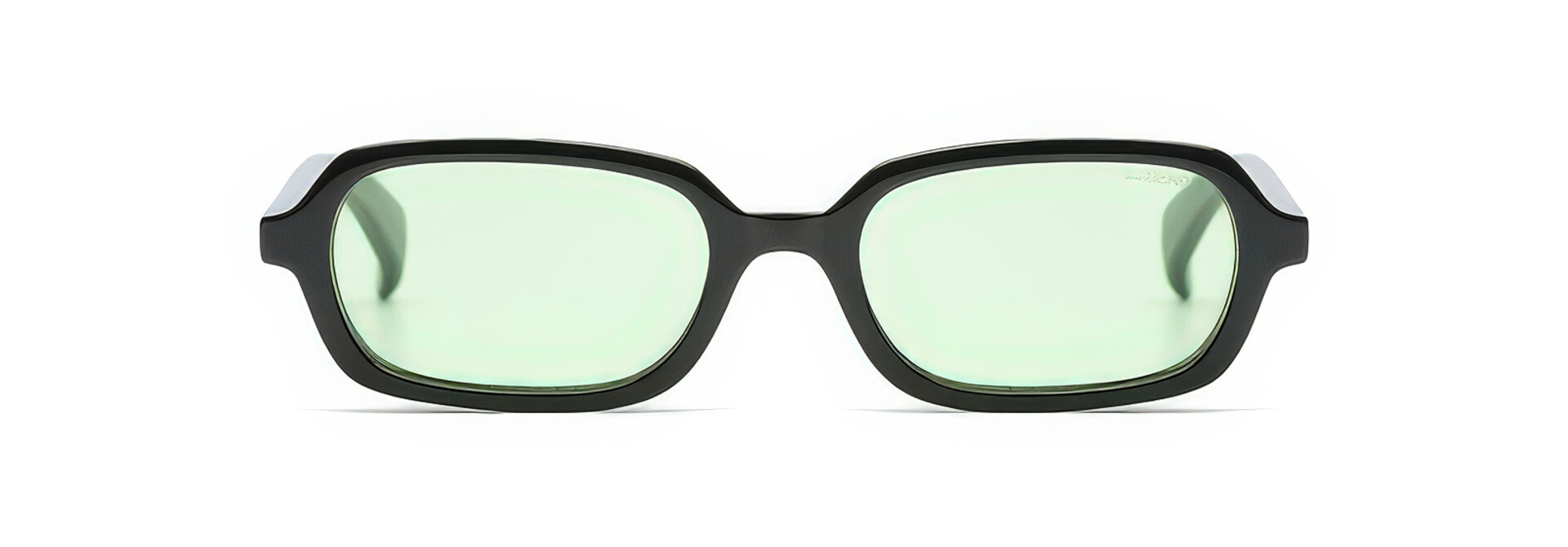 ♣ Hayden Black Celadon Sunglasses