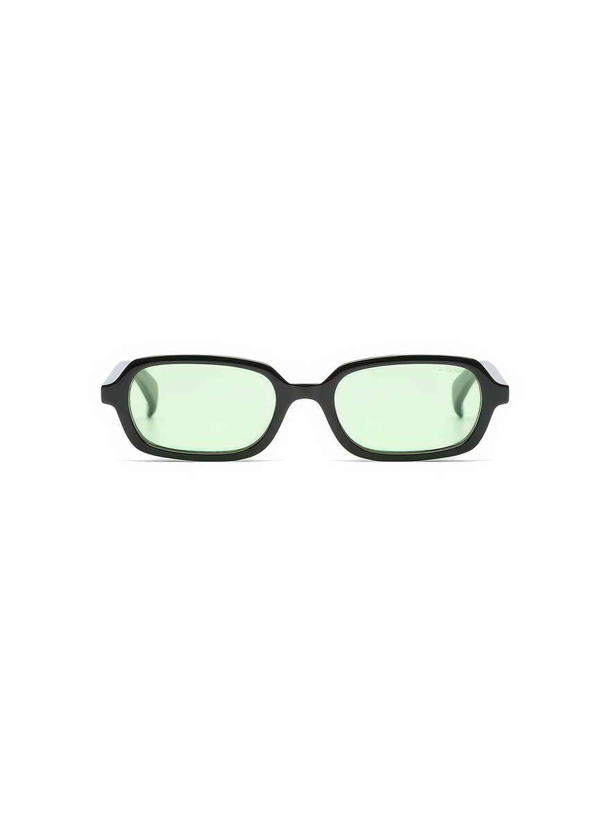 ♣ Hayden Black Celadon Sunglasses