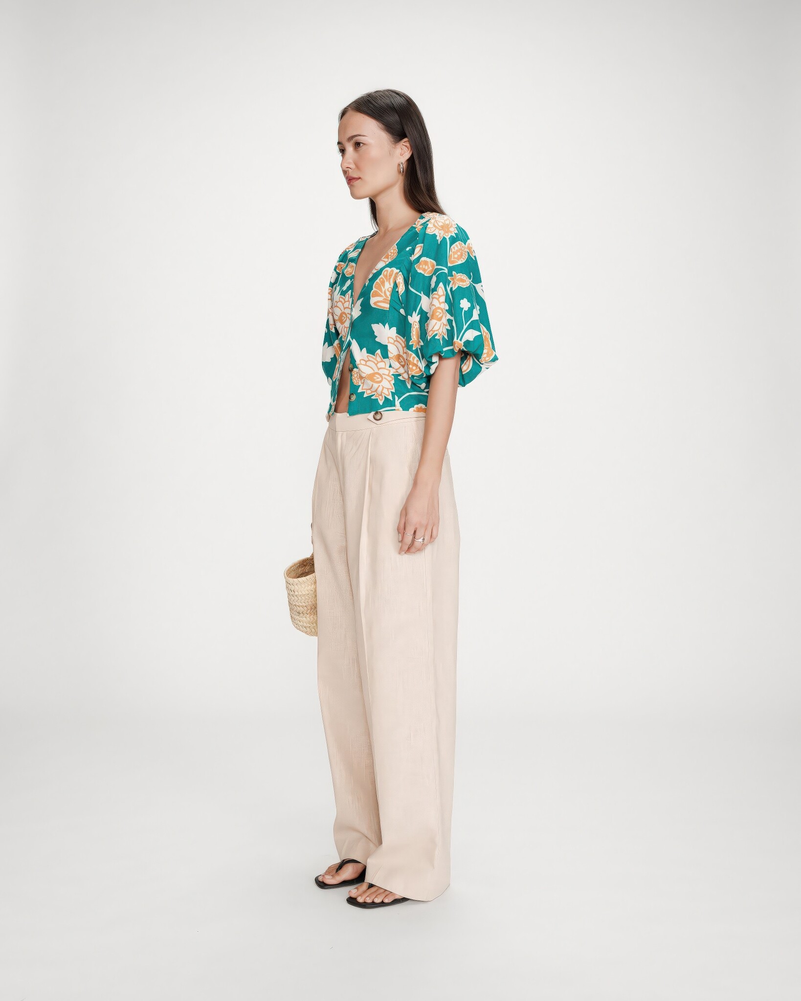Vahe Eastern Lotus Blouse-5