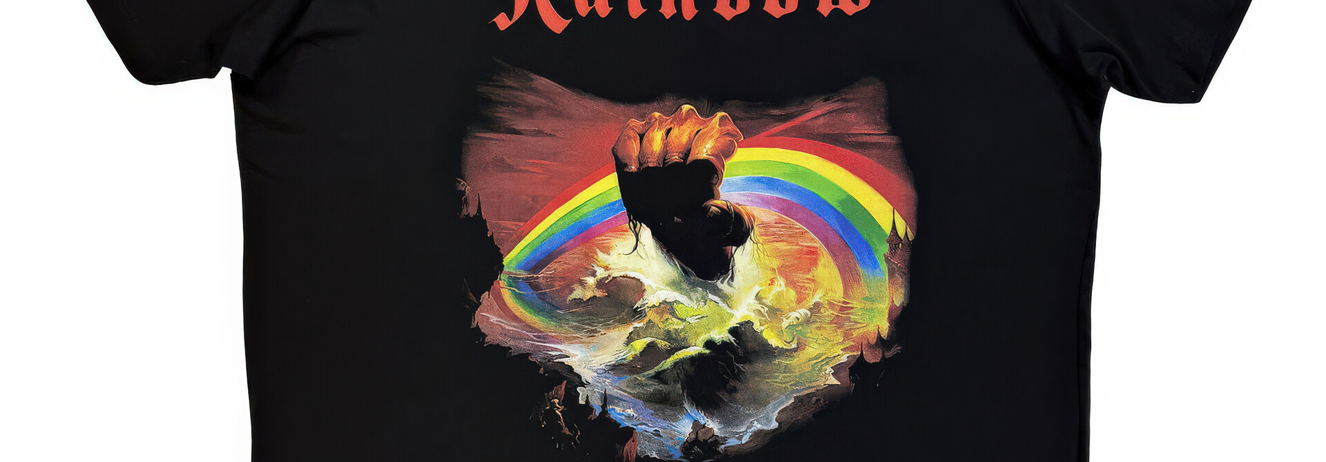 Rainbow - Rainbow Rising Black Tee