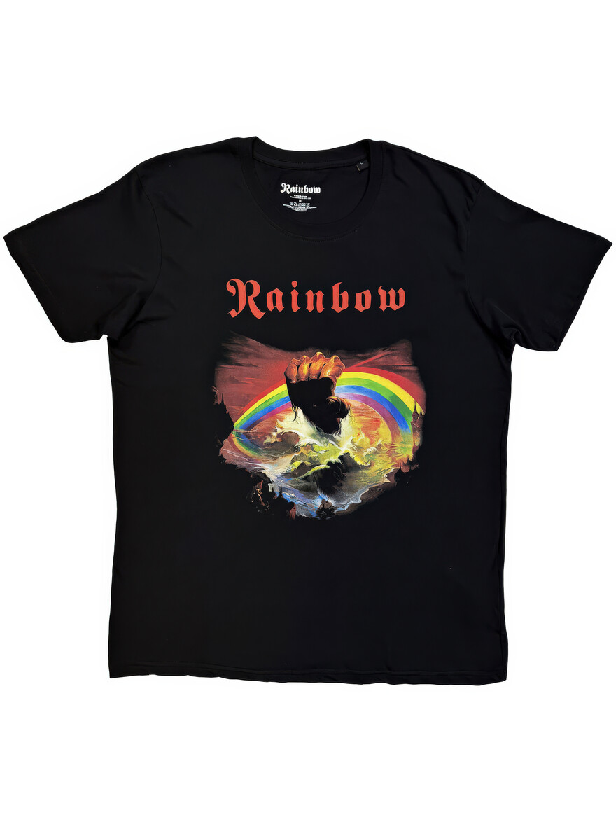 Rainbow - Rainbow Rising Black Tee