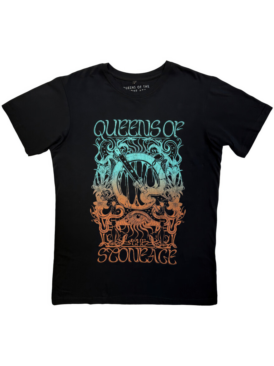 Queens Of The Stone Age - Montage Black Tee