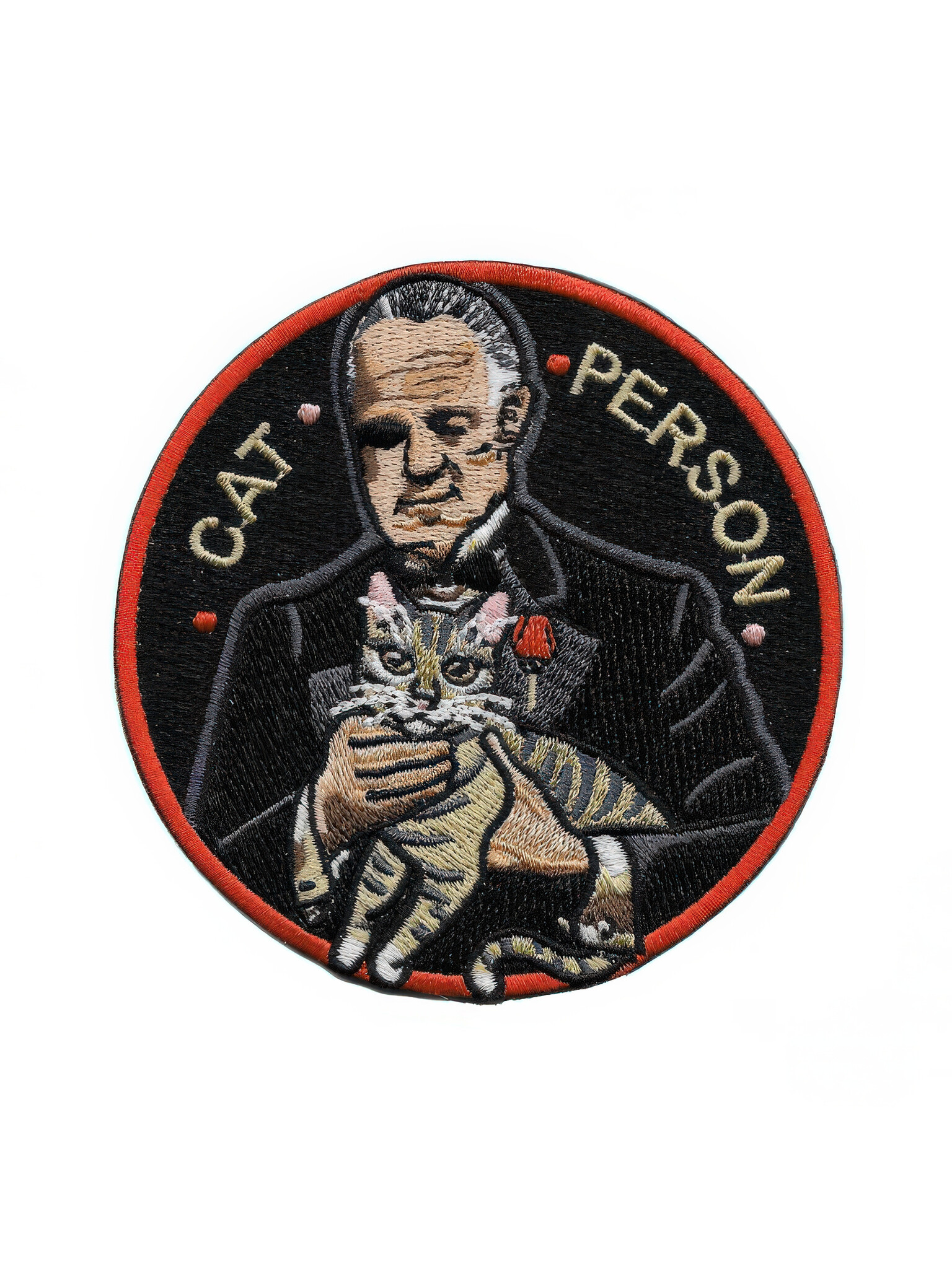 Godfather Cat Person Patch-1