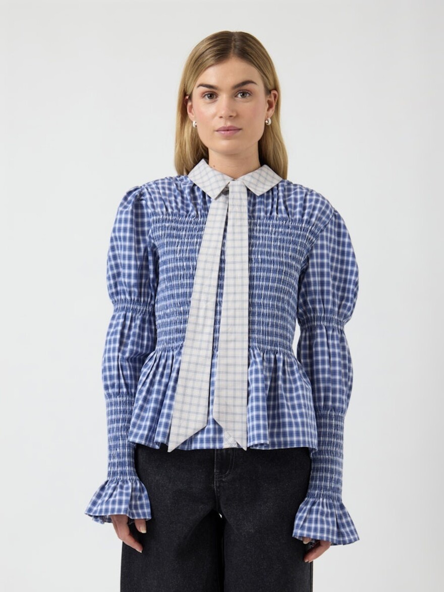 ♣ Yasbekka Popeye Chic Smock Shirt