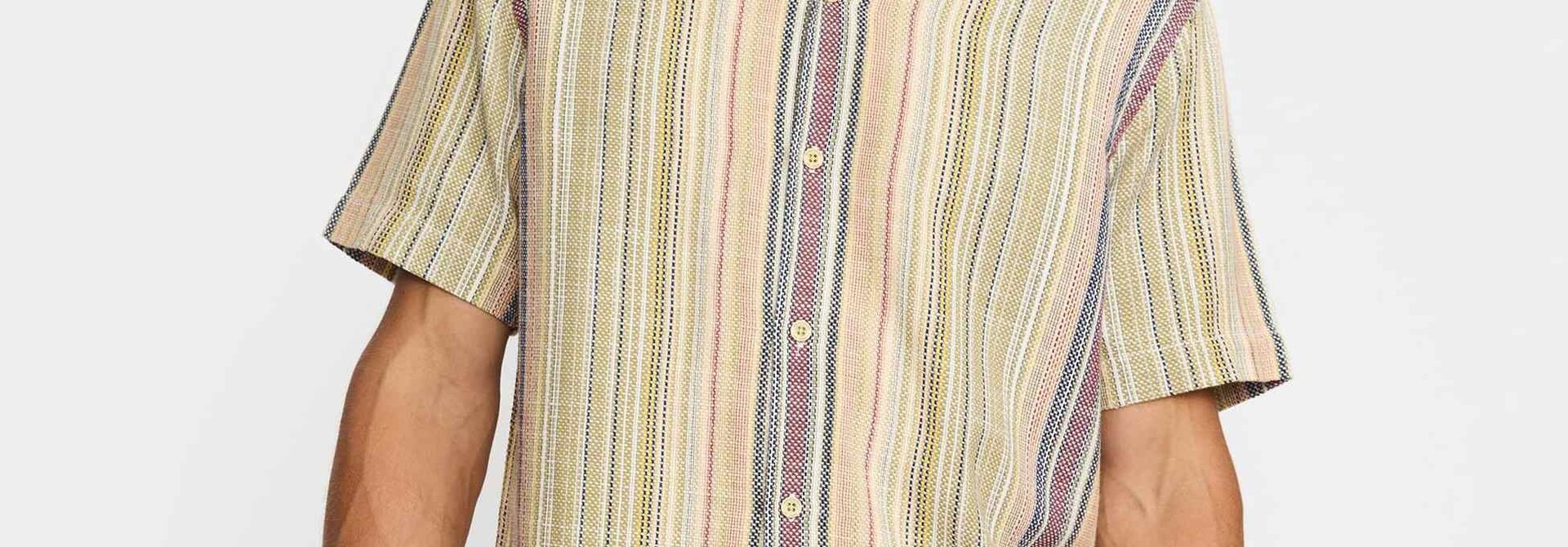 ♣ Army Sherbet & Stripe Shirt