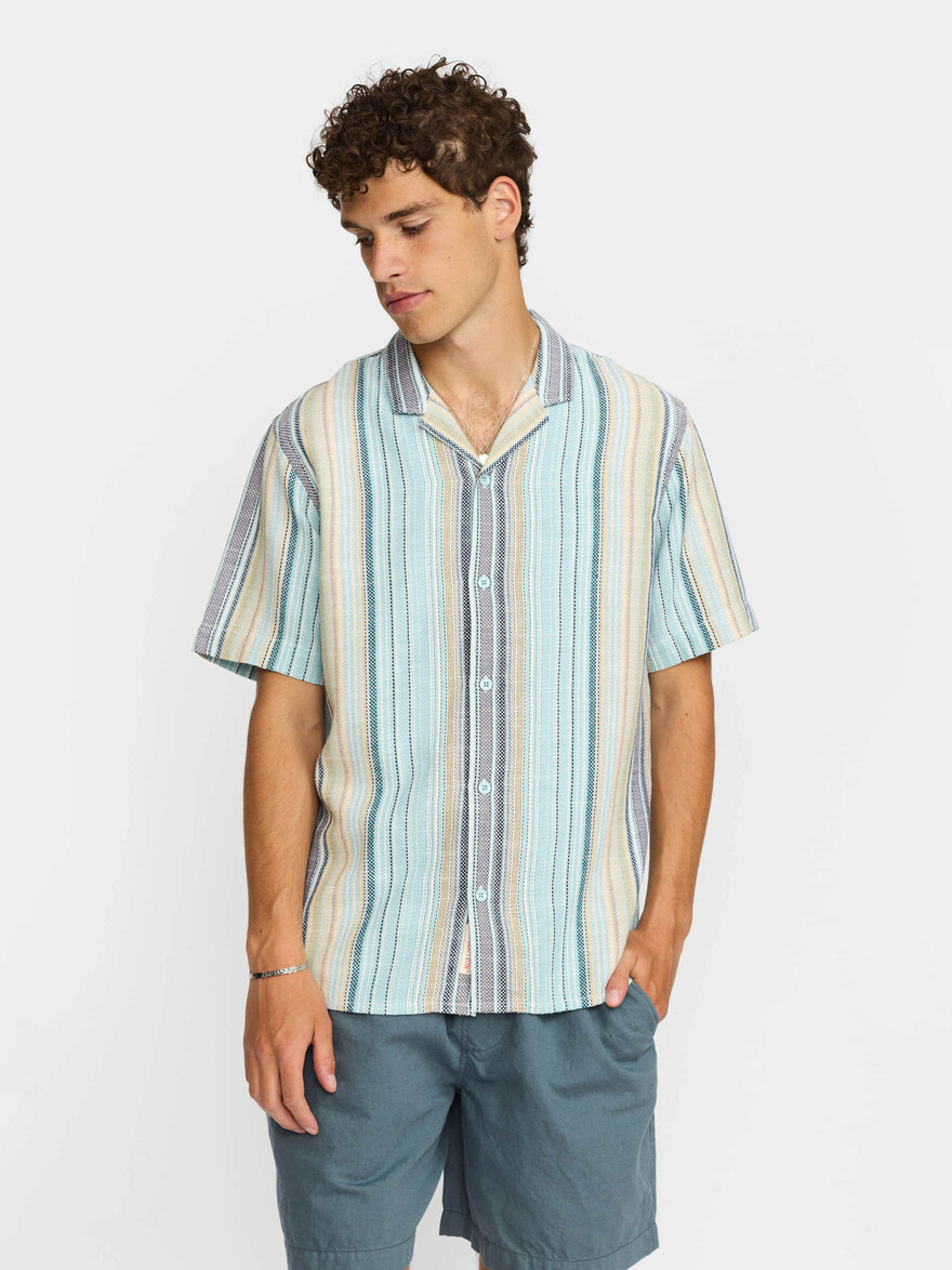 ♣ Blue Sherbet & Stripe Shirt