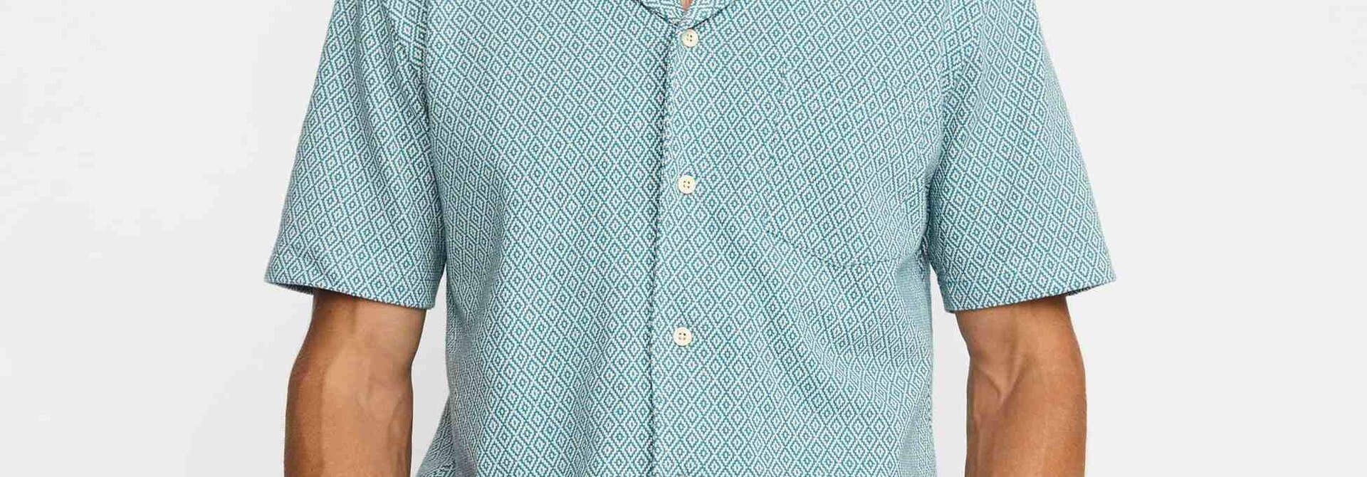 ♣ Blue Harlequin Honeymoon Shirt