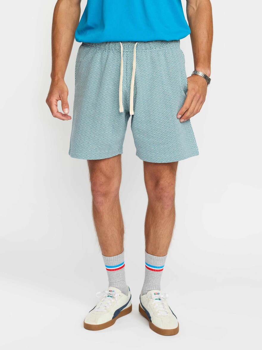 ♣ Blue Harlequin Beach Shorts