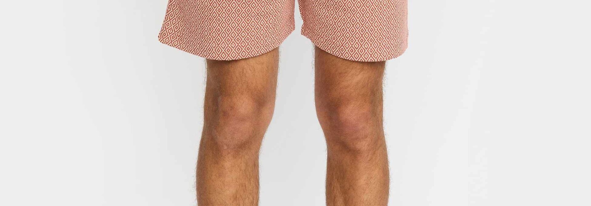 ♣ Orange Harlequin Beach Shorts