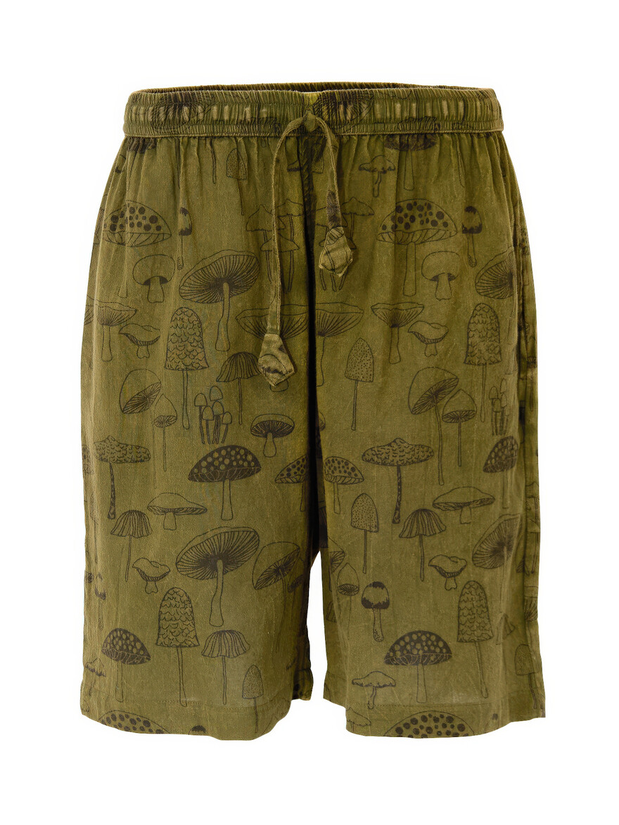 ♣ Maroon Mushroom Shorts