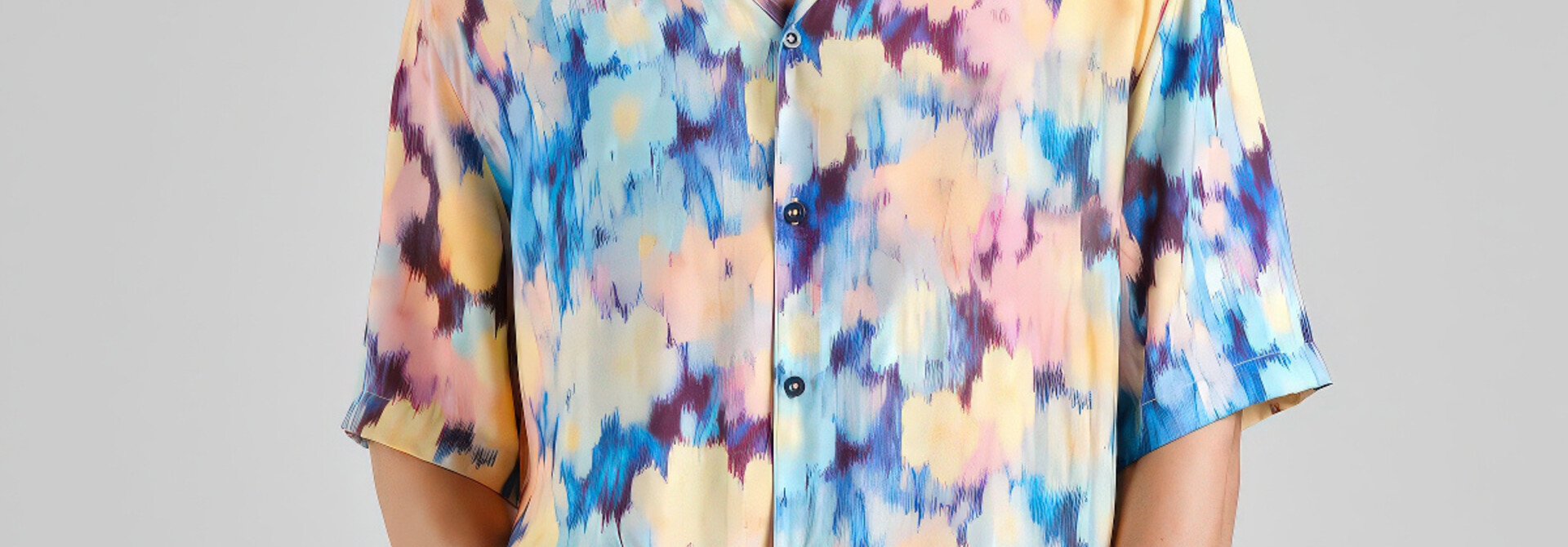 ♣ Marstrand Ikat Acid Flowers Shirt