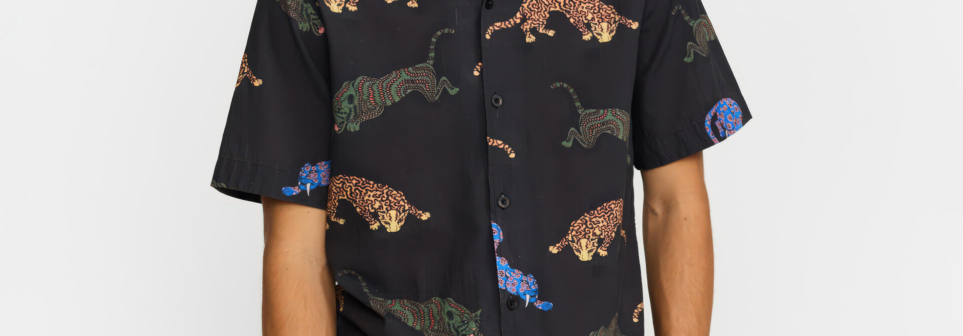 ♣ Shadow Cat Cuban Shirt