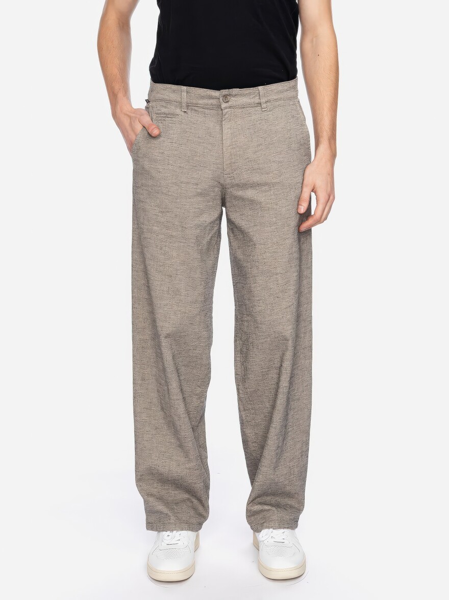 ♣ Danyel Cobblestone Linen Pants