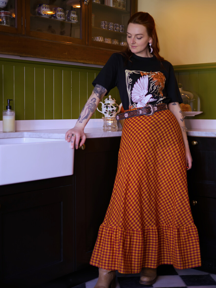 The Sabbath Cotton Skirt (WICKER)