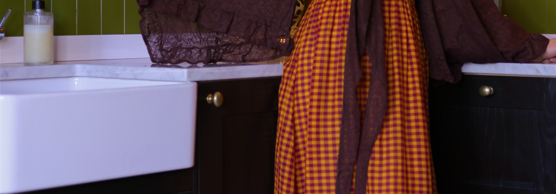 The Lilith Lace Blouse (CARDAMOM)