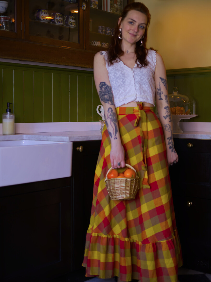 The Sabbath Cotton Skirt (TARTE)