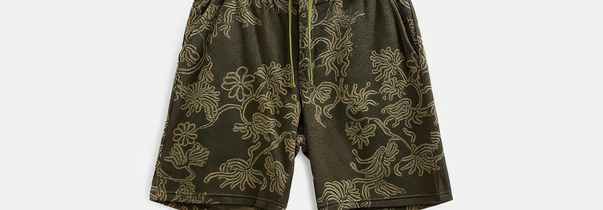 Akleander Frotte Creeping Vines Shorts