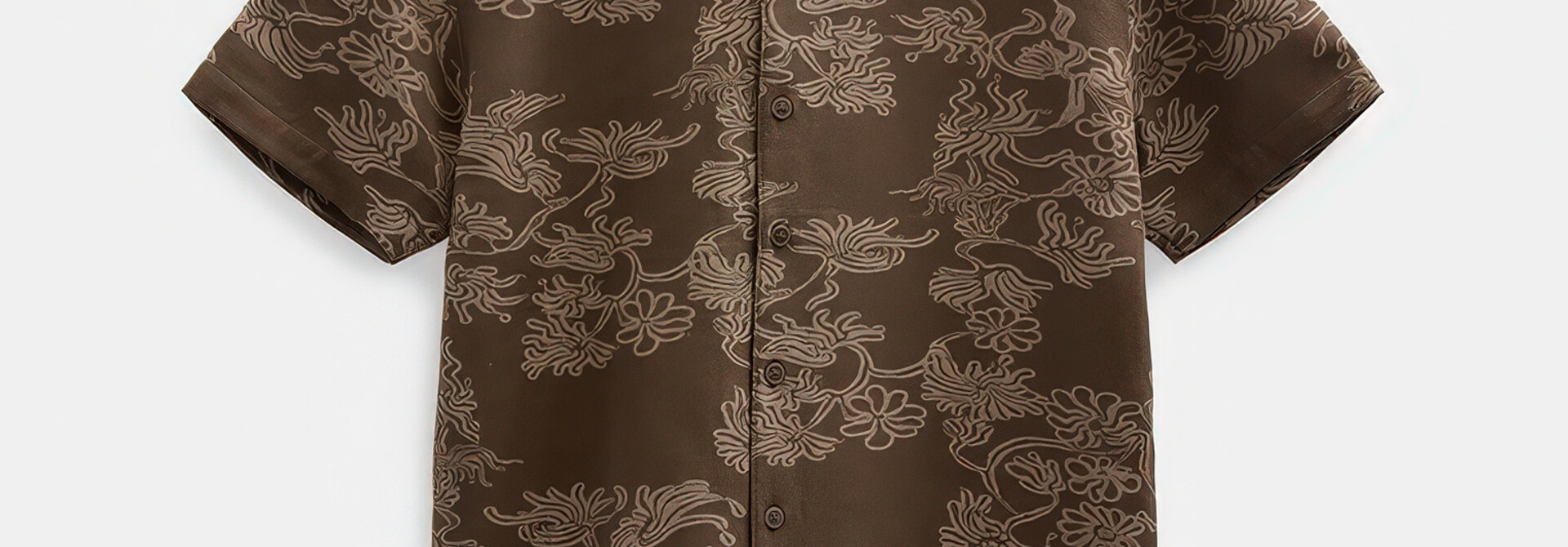 Akleander Vines On Teak Wood Shirt