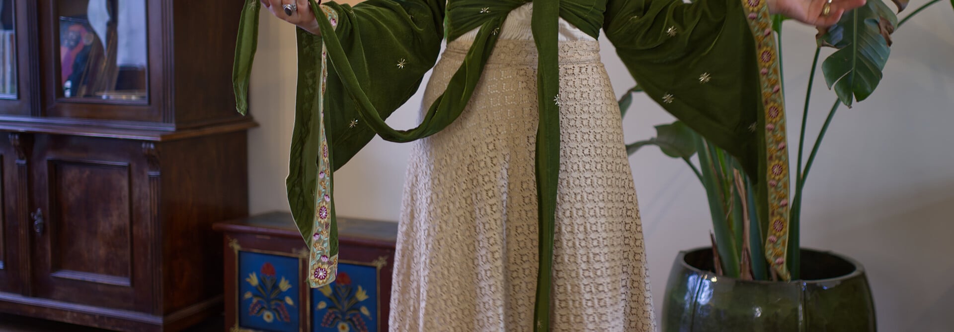 The Sabbath Lace Skirt (MARROW)