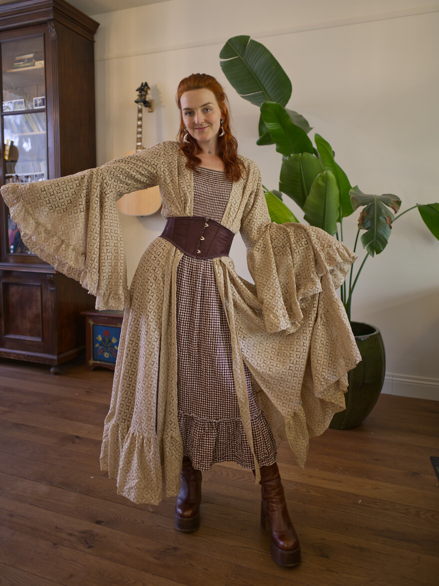 The Florence Lace Dress (MARROW)