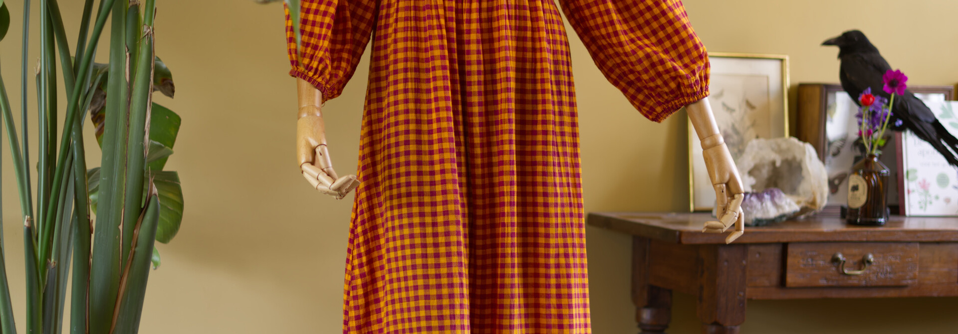 The Solstice Cotton Dress (WICKER)