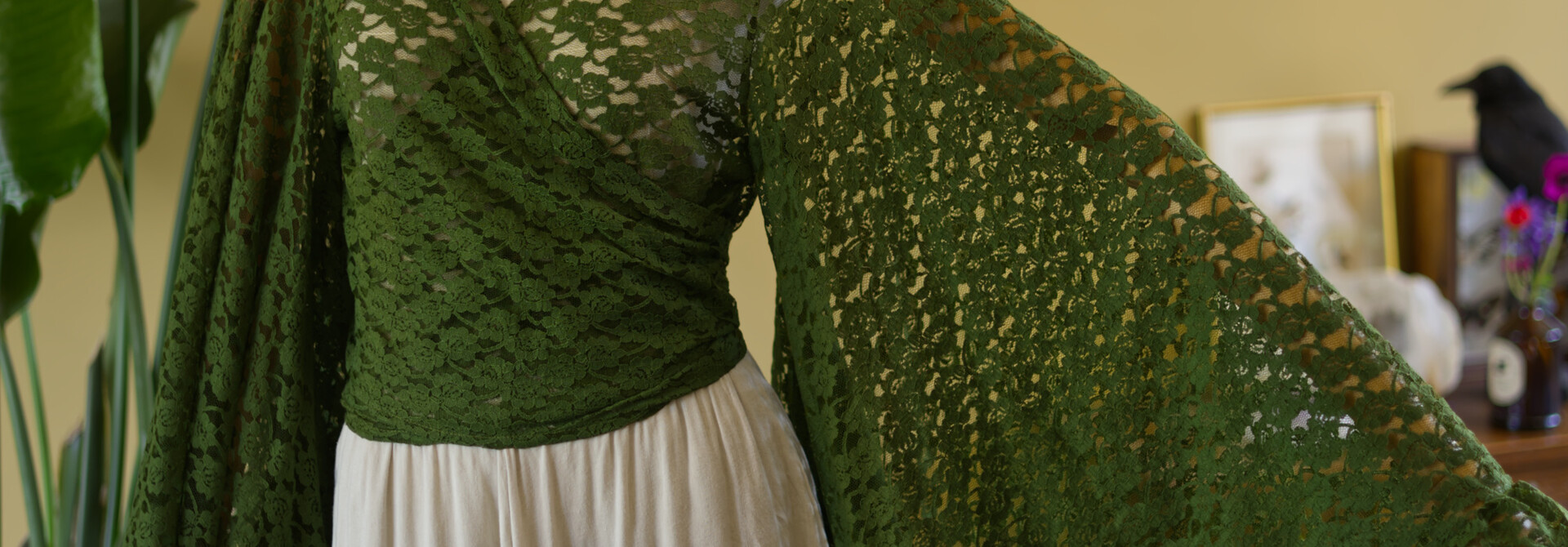 The Lilith Lace Blouse (ROSEMARY)