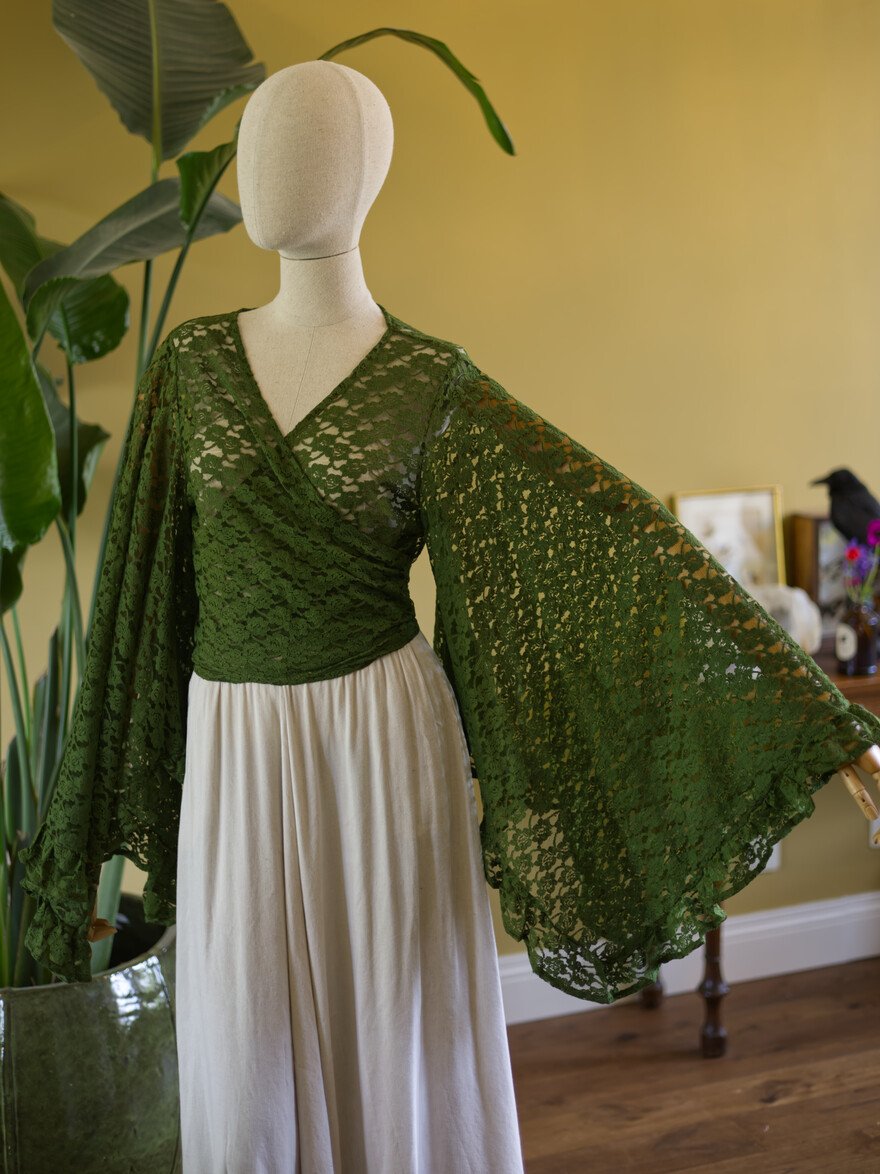 The Lilith Lace Blouse (ROSEMARY)