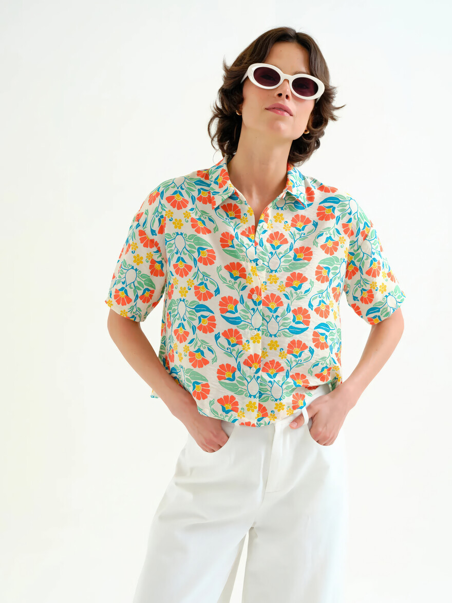 Another Flower On The Wall Blouse