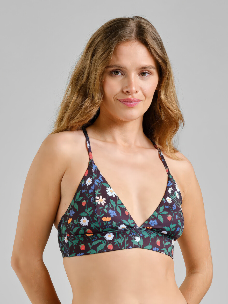 ♣ Alva Strawberry Field Bikini Top