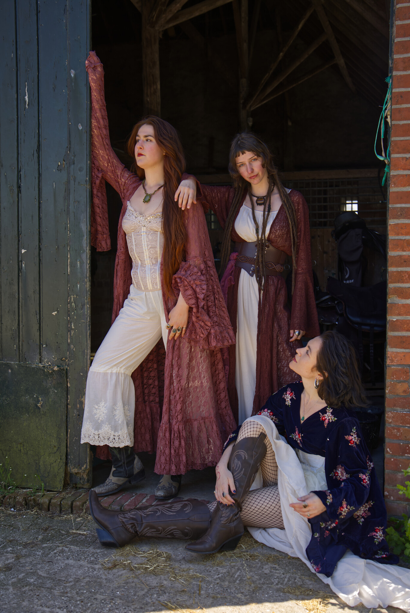 The Florence Lace Dress (MAUVE)-11