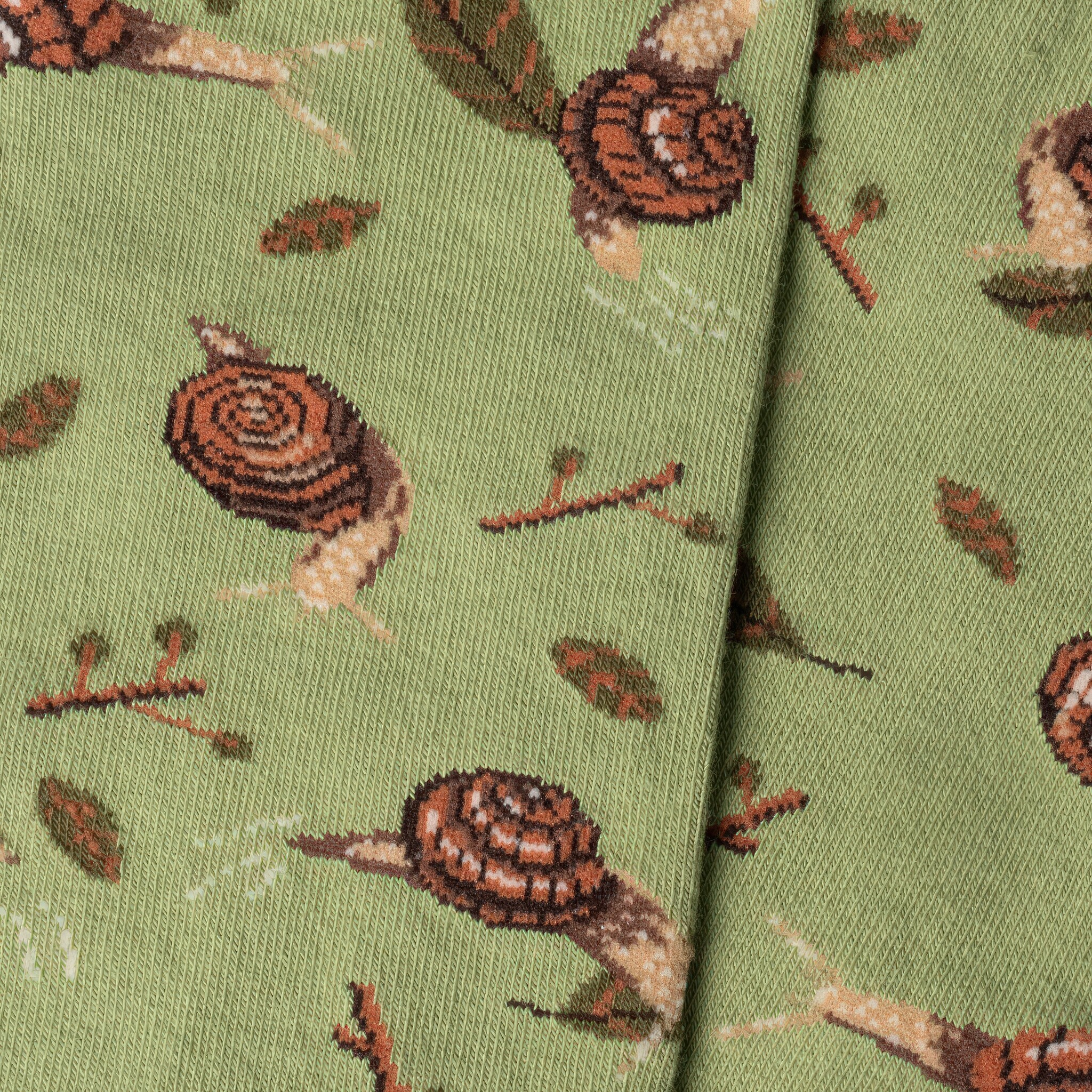 ♣ Green Snails Socks-2