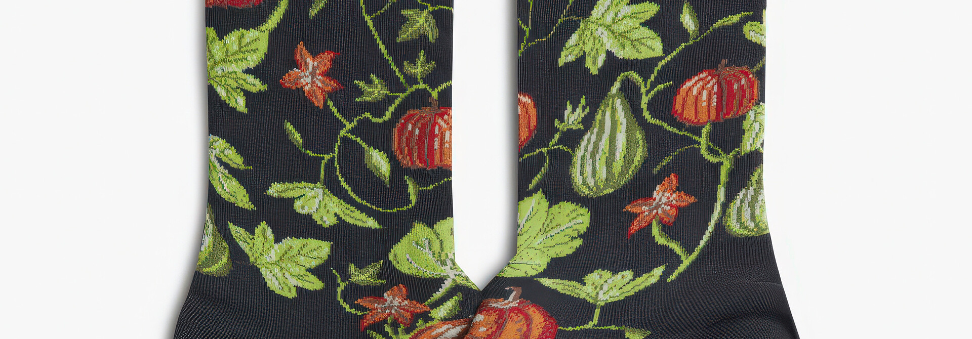 ♣ Grey Pumpkins Socks