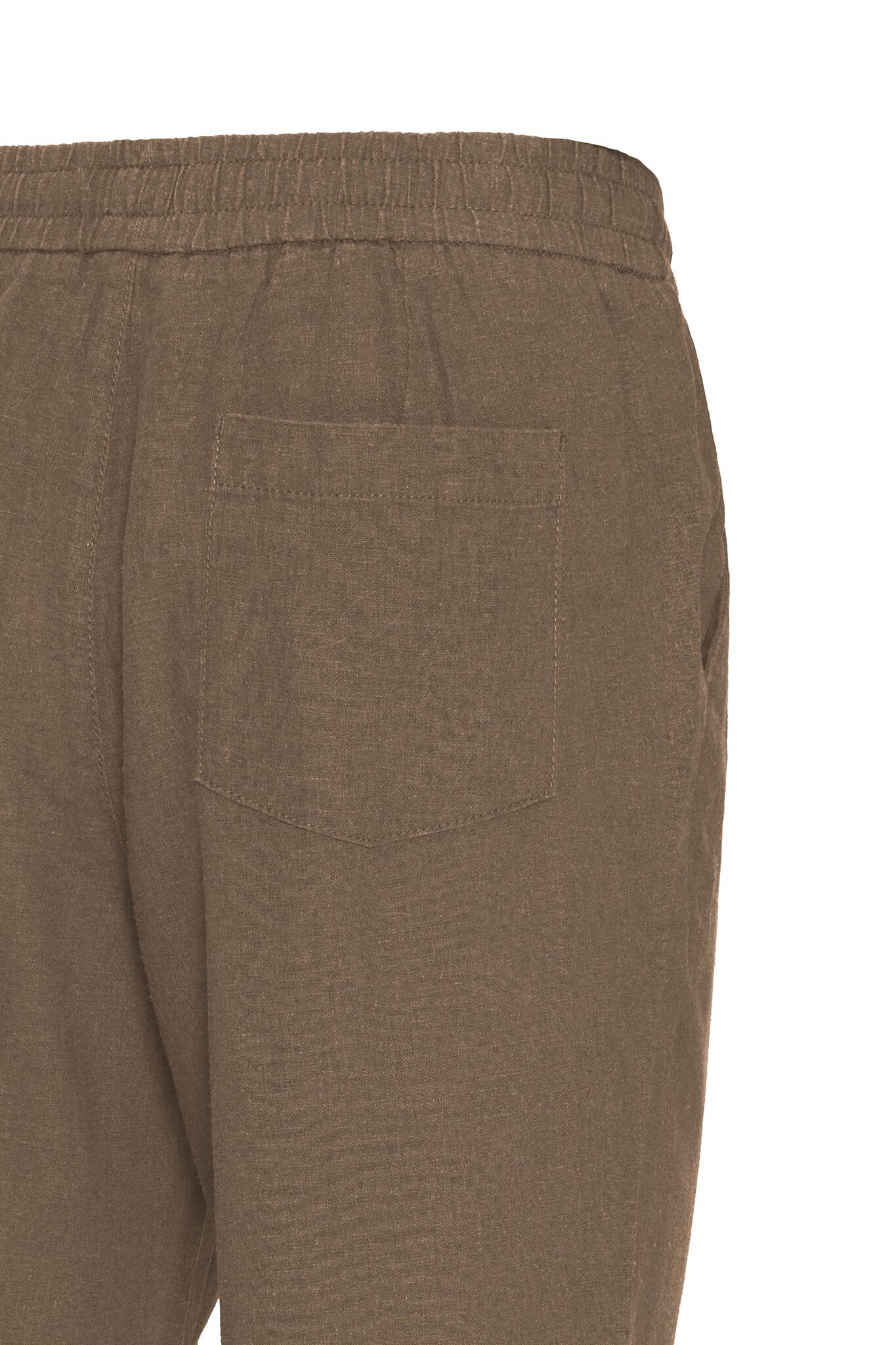 Alann Shitake Linen Pants-2