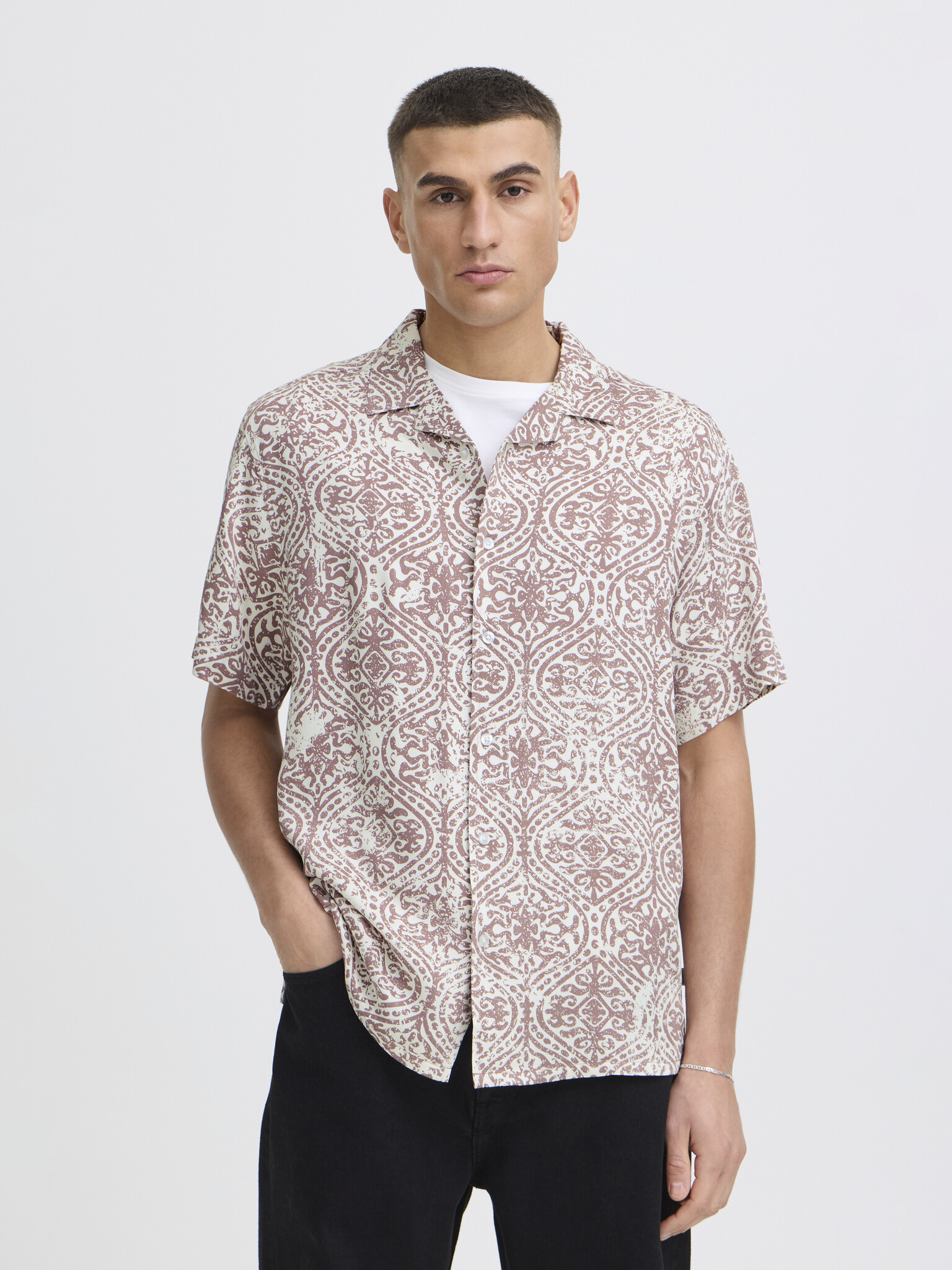 ♣ Rukon Terra Pattern Shirt-1