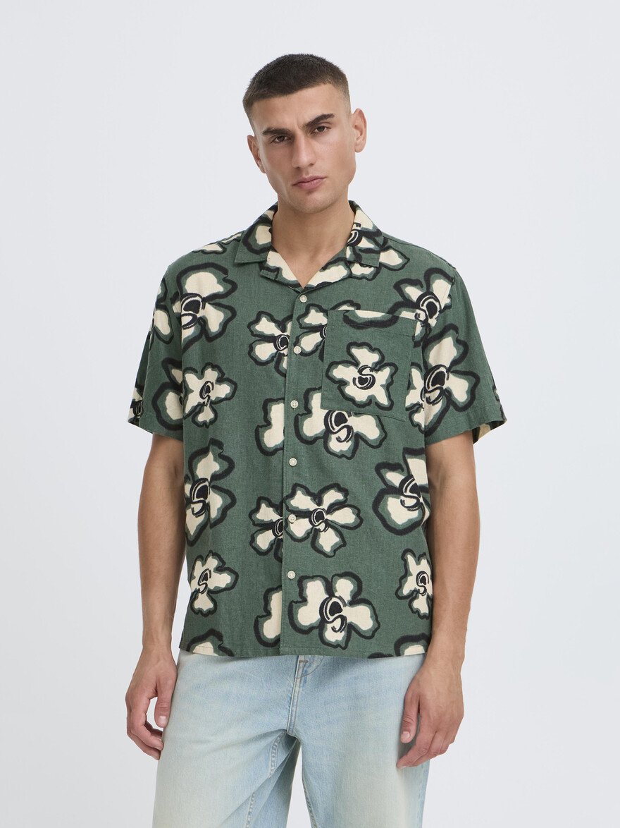 Trenton Luau Flower Shirt