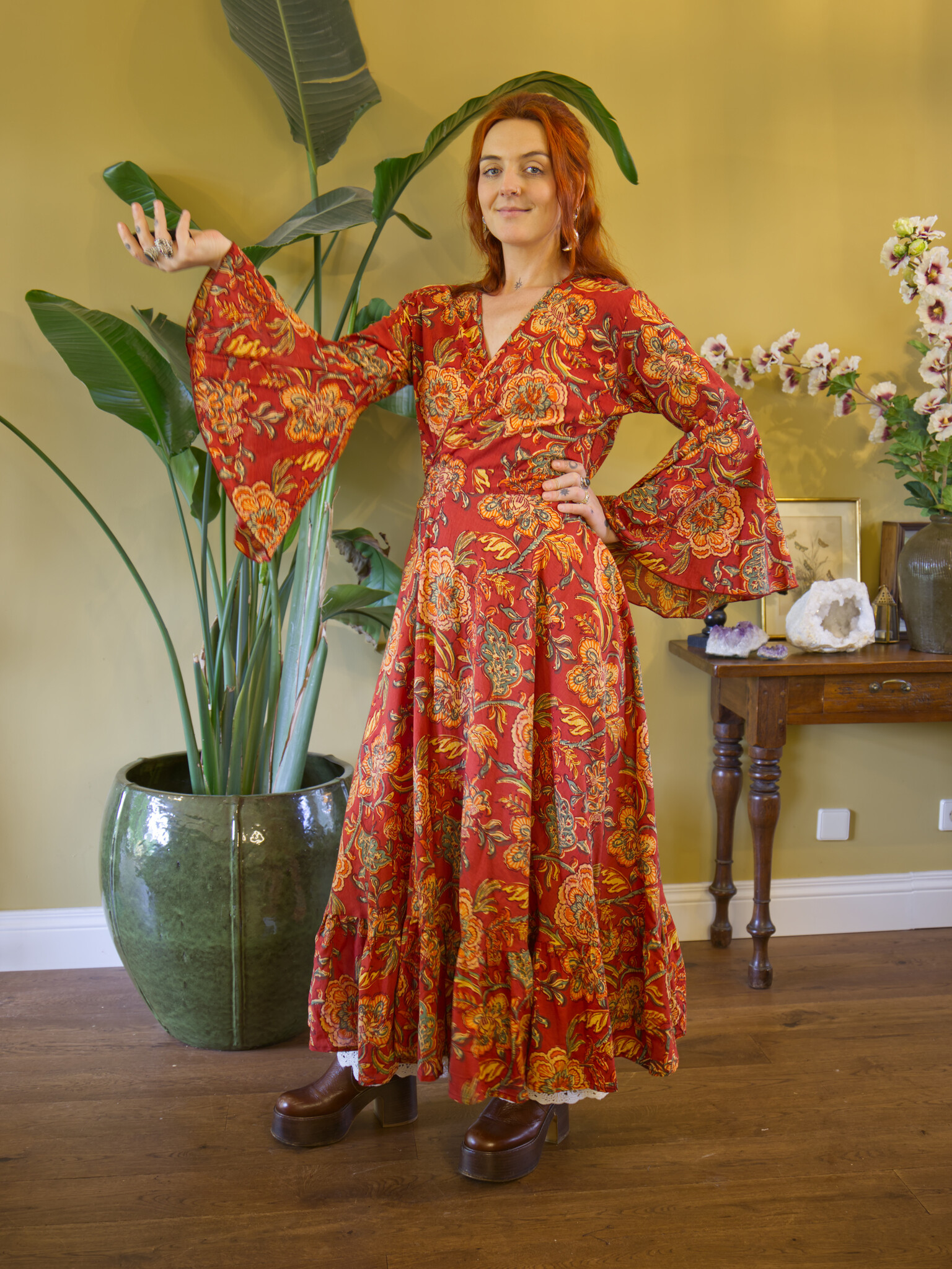 The Plantae Dress (LADYBUG)-4