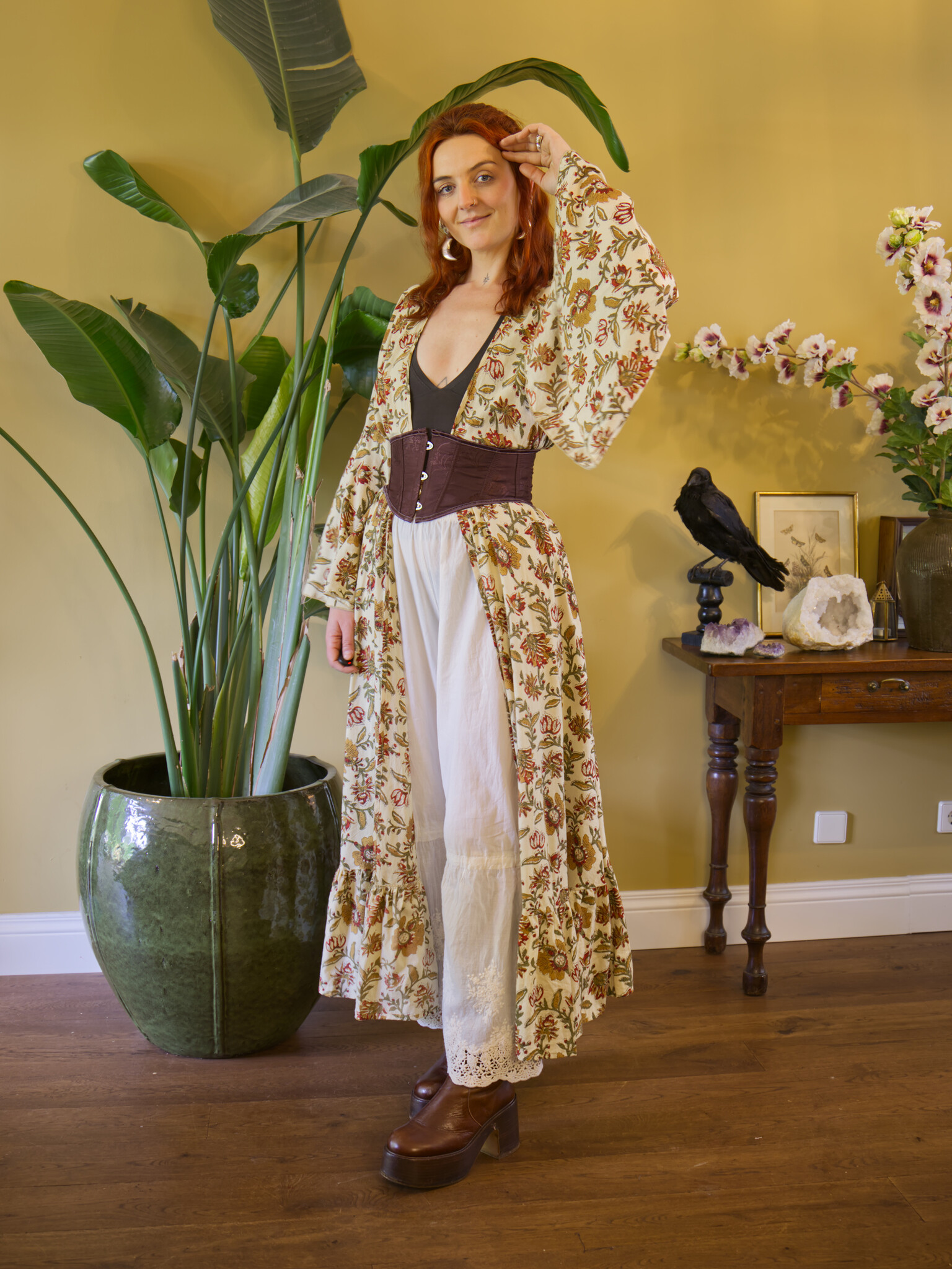 The Plantae Dress (BUMBLEBEE)-2