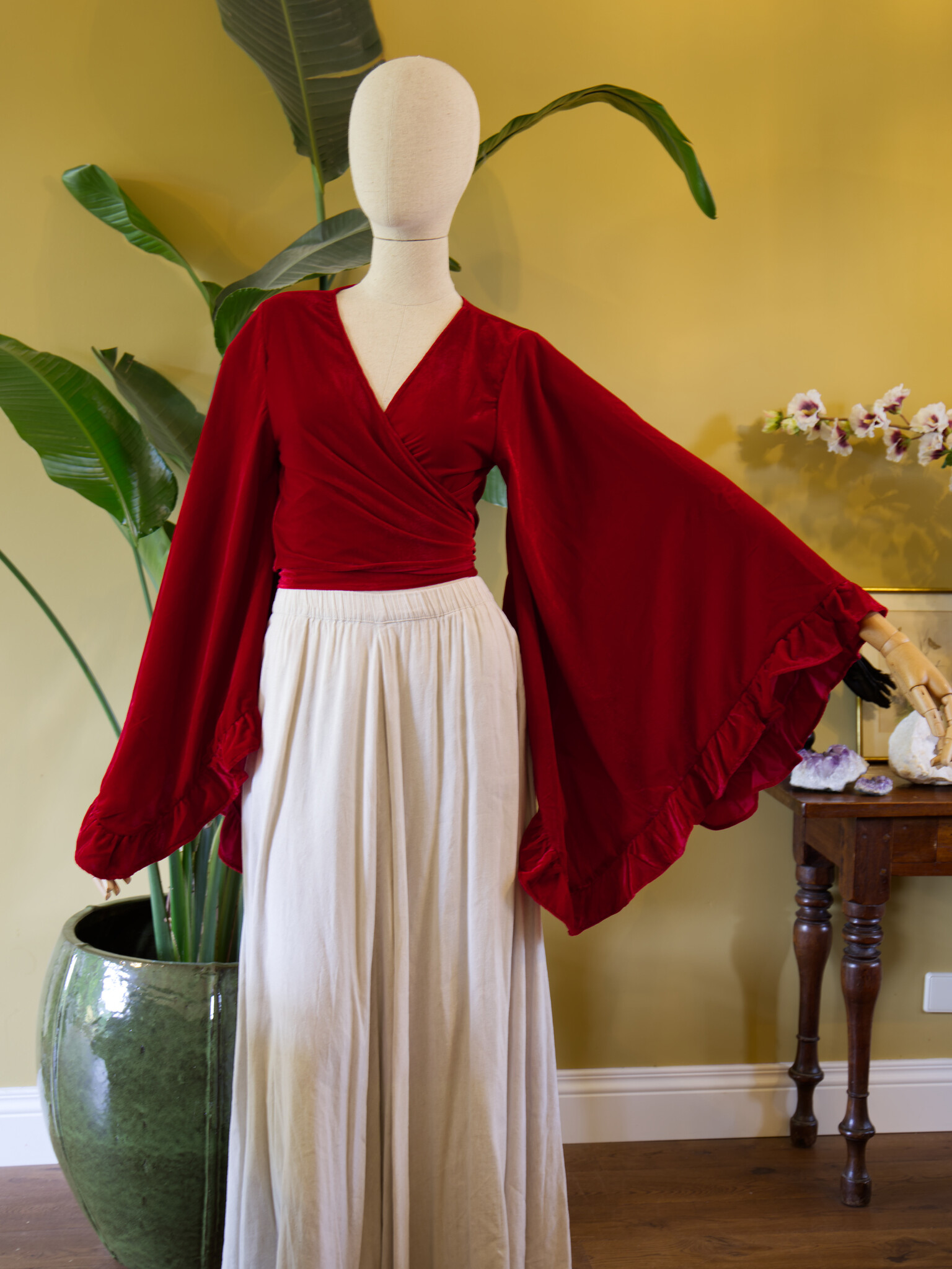 The Litha Blouse (SCARLET)-1