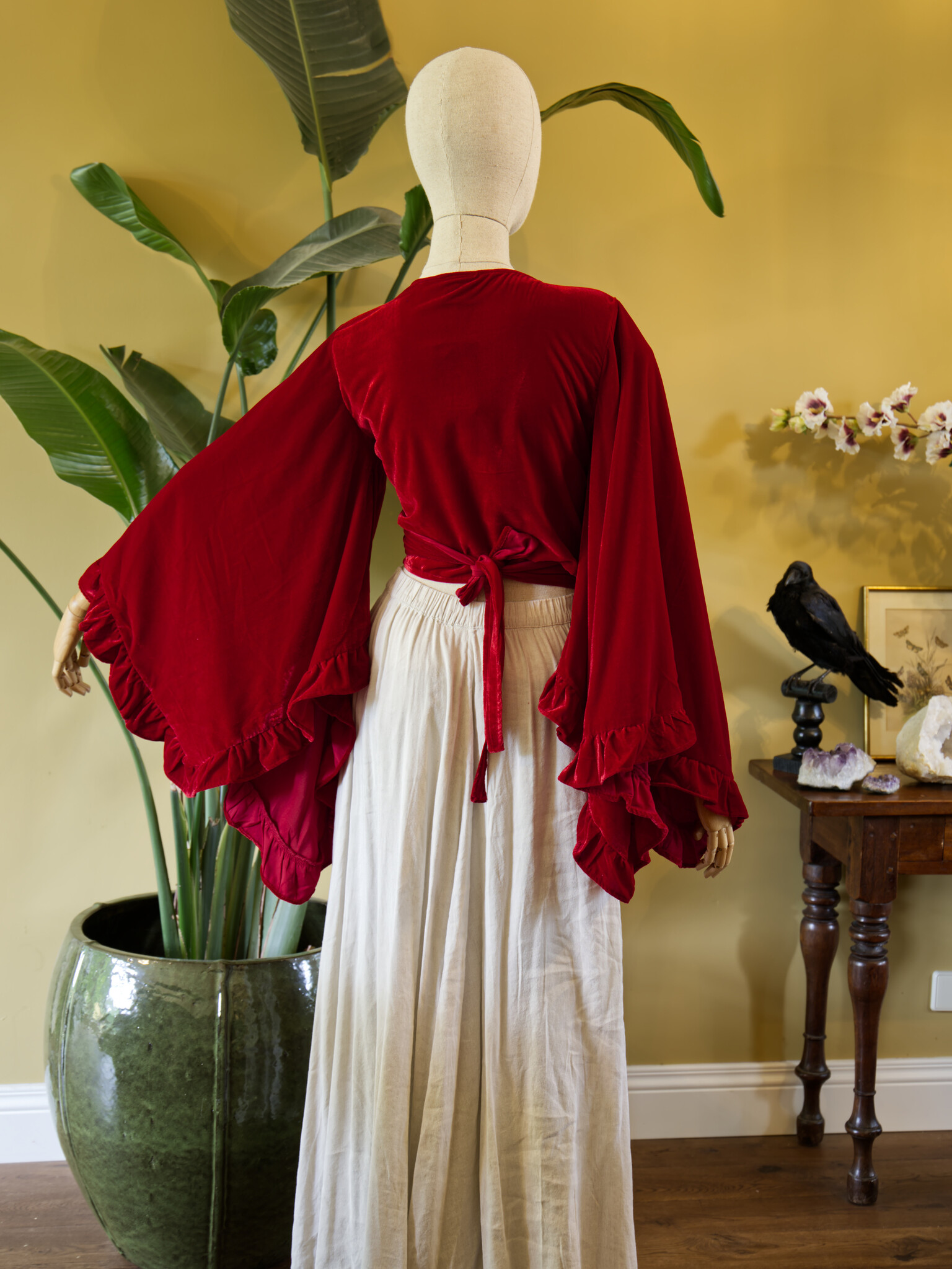 The Litha Blouse (SCARLET)-2