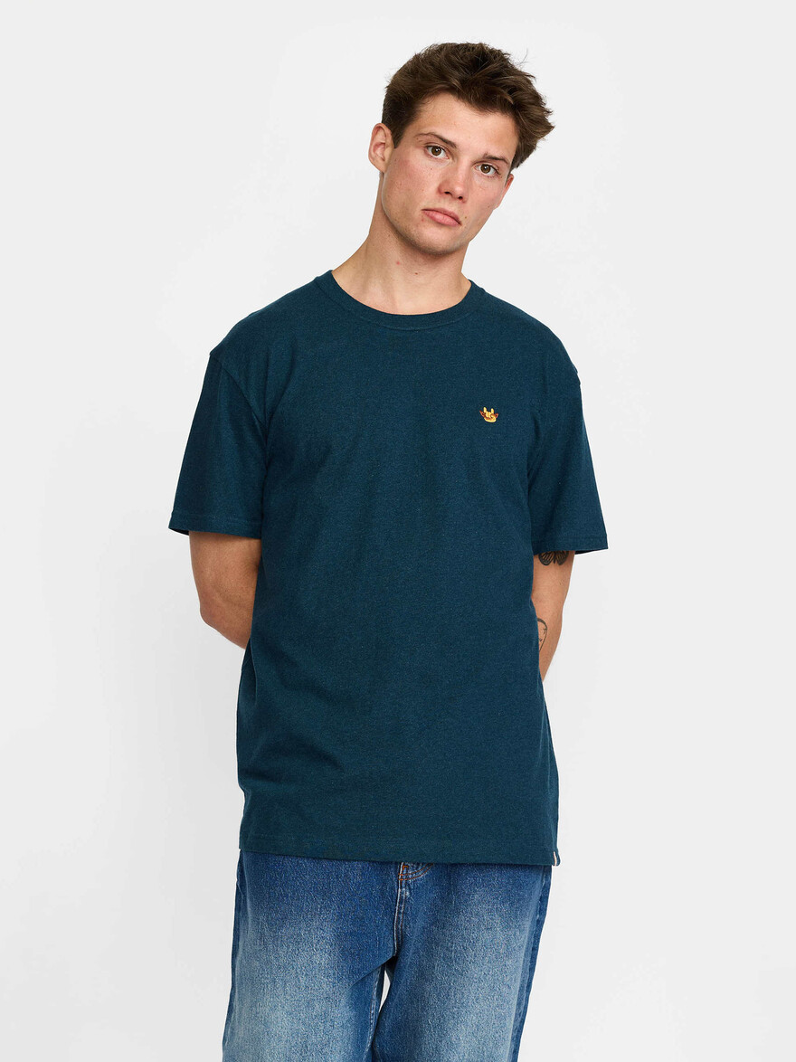 ♣ Dark Petrol Croissant 'n Roll Tee