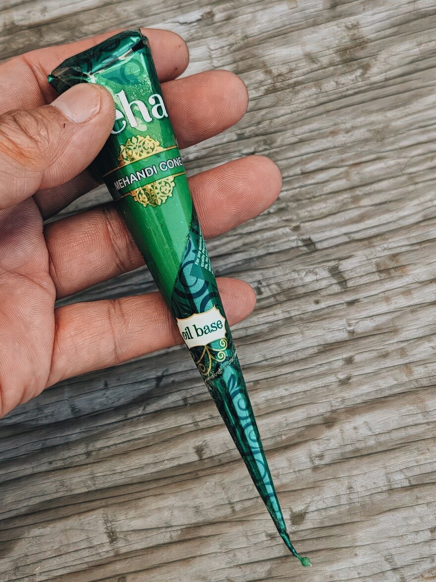 Organic Henna Tattoo Cone