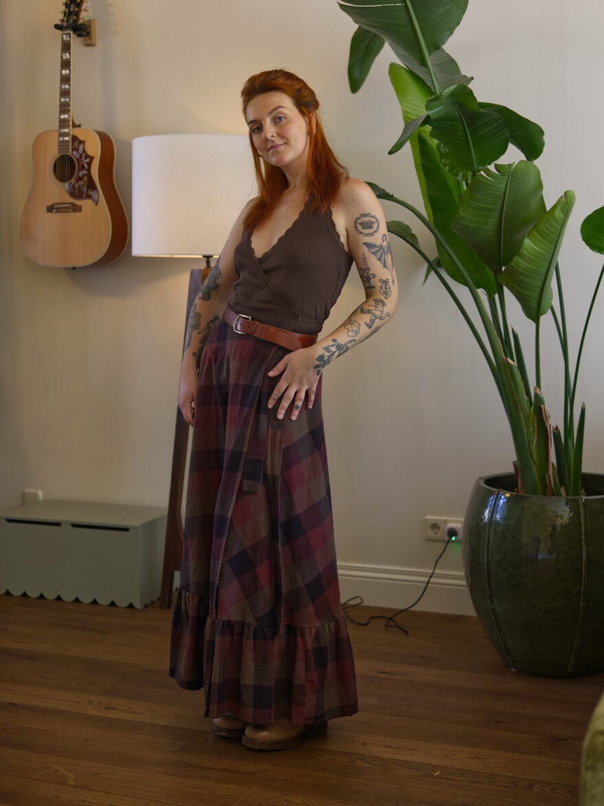 The Sabbath Cotton Skirt (MAPLE)