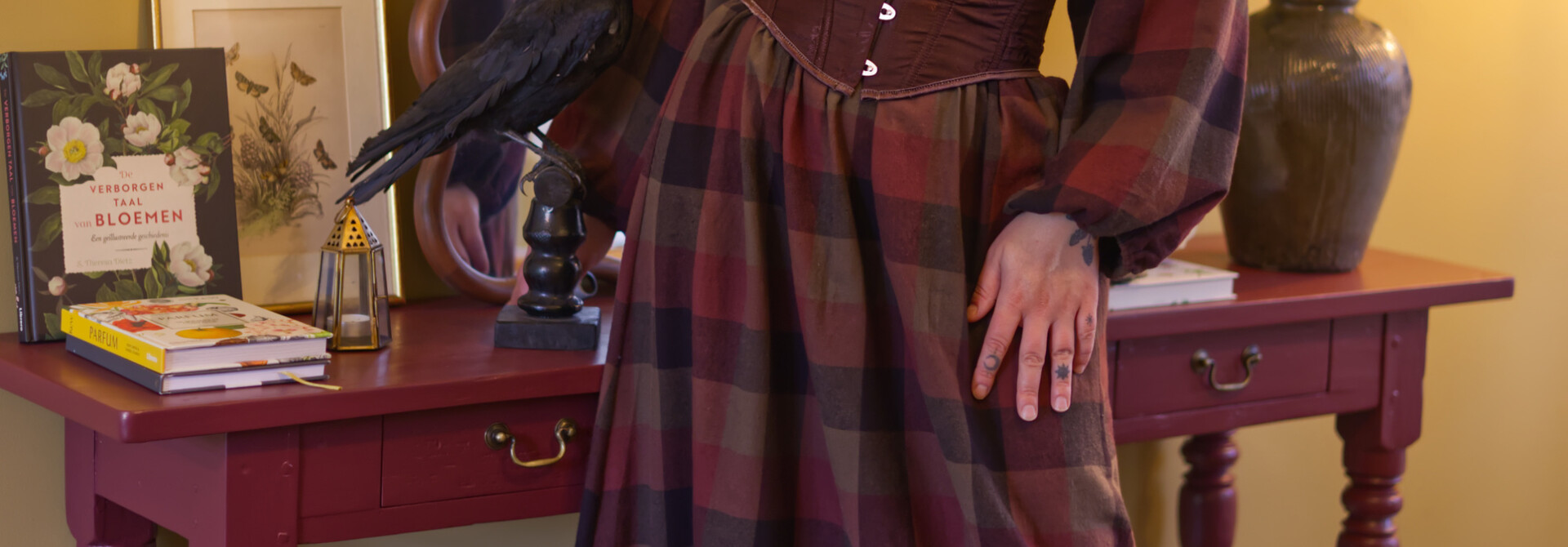 The Solstice Cotton Dress (MAPLE)